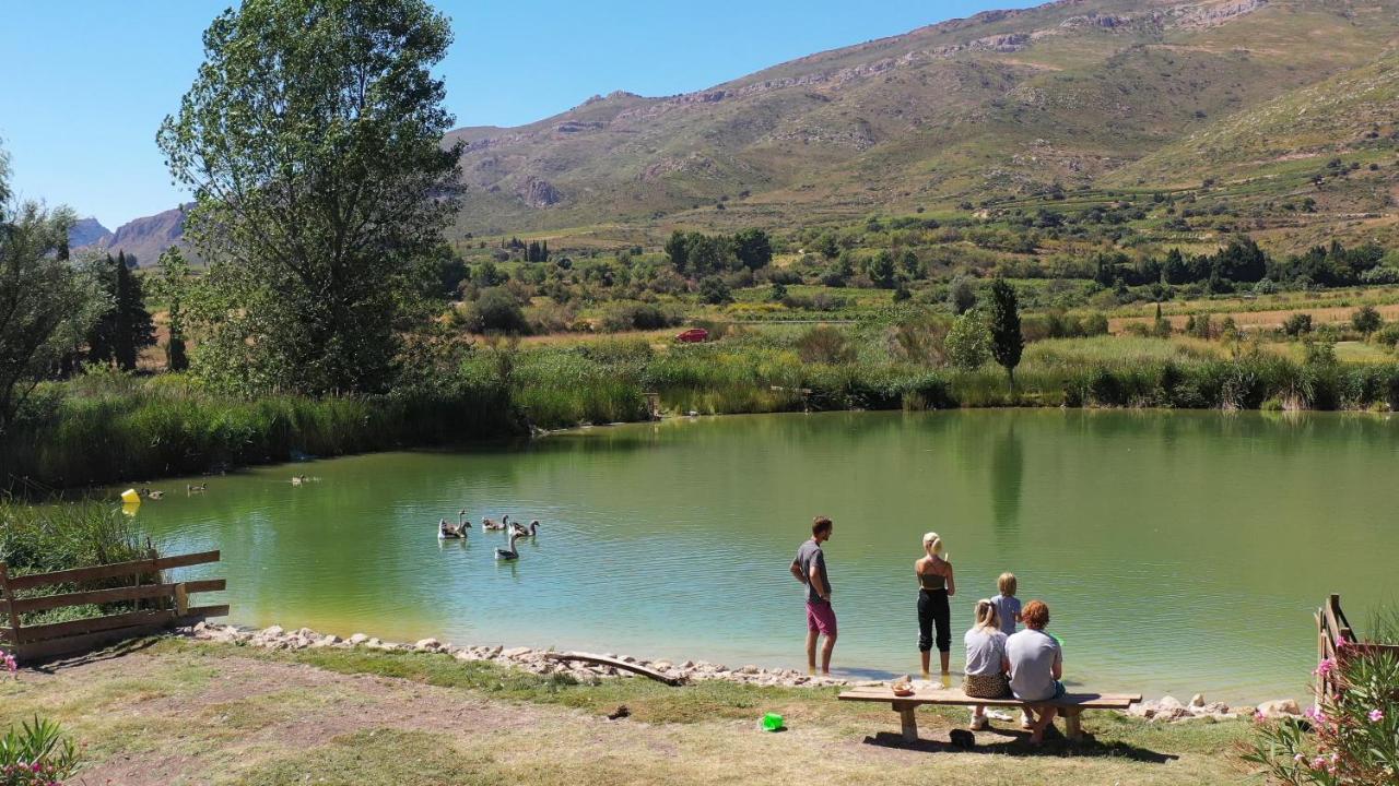 Camping la Peiriere Tuchan Bagian luar foto