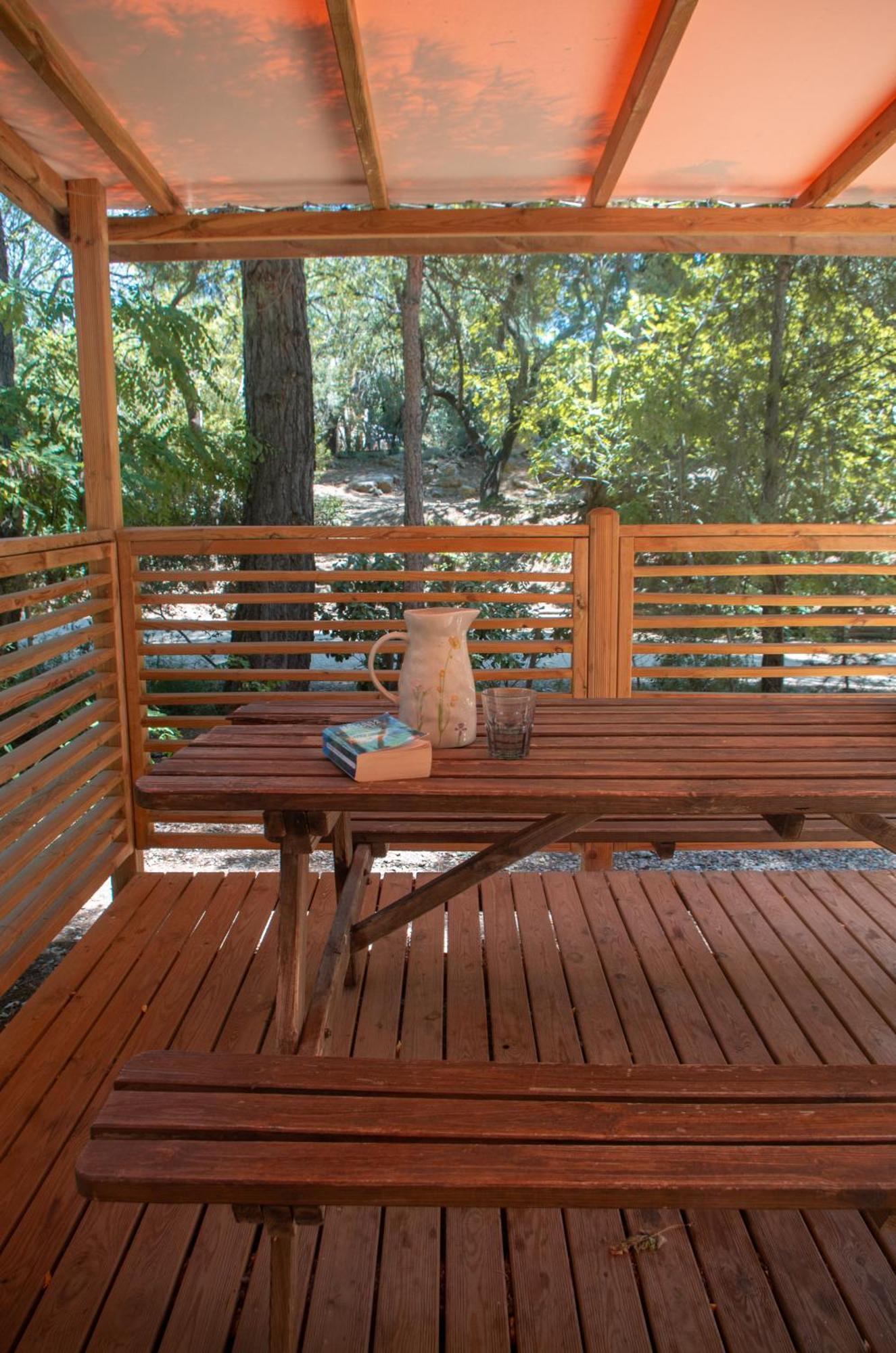 Camping la Peiriere Tuchan Bagian luar foto